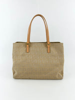 Vintage Fendi Zucca Gold Handbag