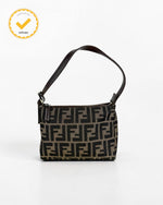 90s Fendi Zucca Mini Shoulder Bag
