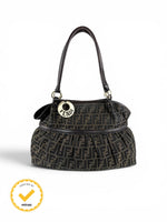 90s Fendi Zucca Large Chef Handbag