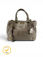 2010s Miu Miu Vitello Shine 2Way Tote Bag