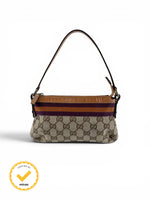 2000s Gucci Monogram Mini Charm Shoulder Bag