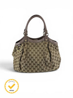 2000s Gucci Monogram Sukie Handbag