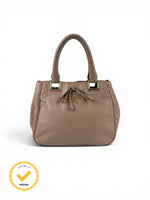 2010s Prada Vitello Leather Bow Handbag