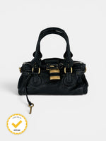 2007 Chloe Paddington Black Leather Handbag
