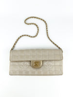 Vintage Chanel East West Travel Line Shoulder Bag (2000-2002)