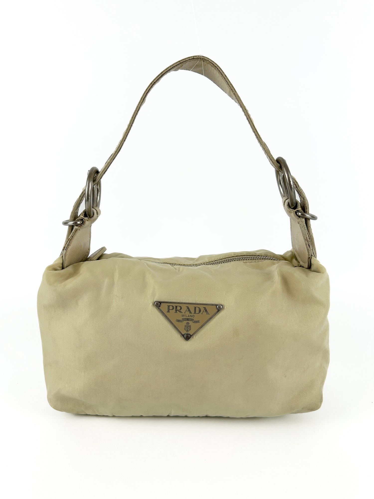 Vintage Prada Milano Nylon Shoulder Bag 90s