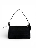 Vintage 90s Fendi Zucca Brown Mini Shoulder Bag