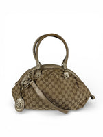 Vintage 90s Gucci Monogram 2Way Handbag