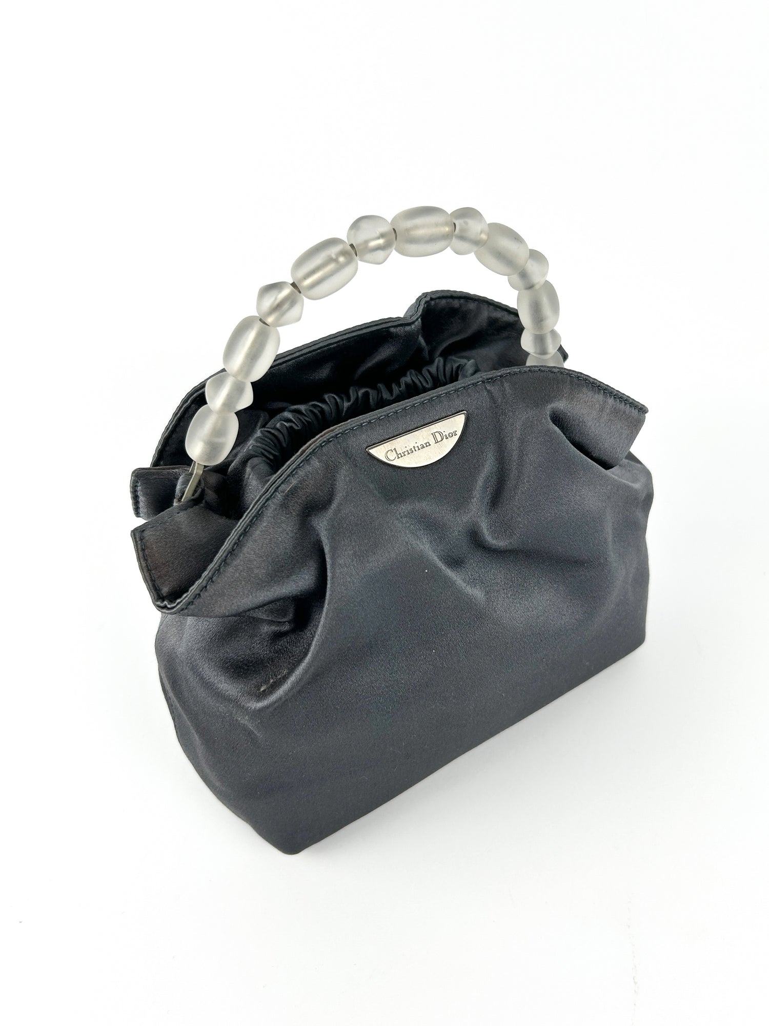 Vintage Christian Dior Satin Malice Pearl Mini Handbag (2000)
