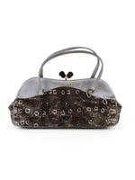 Vintage Prada Milano Python Clip Handbag