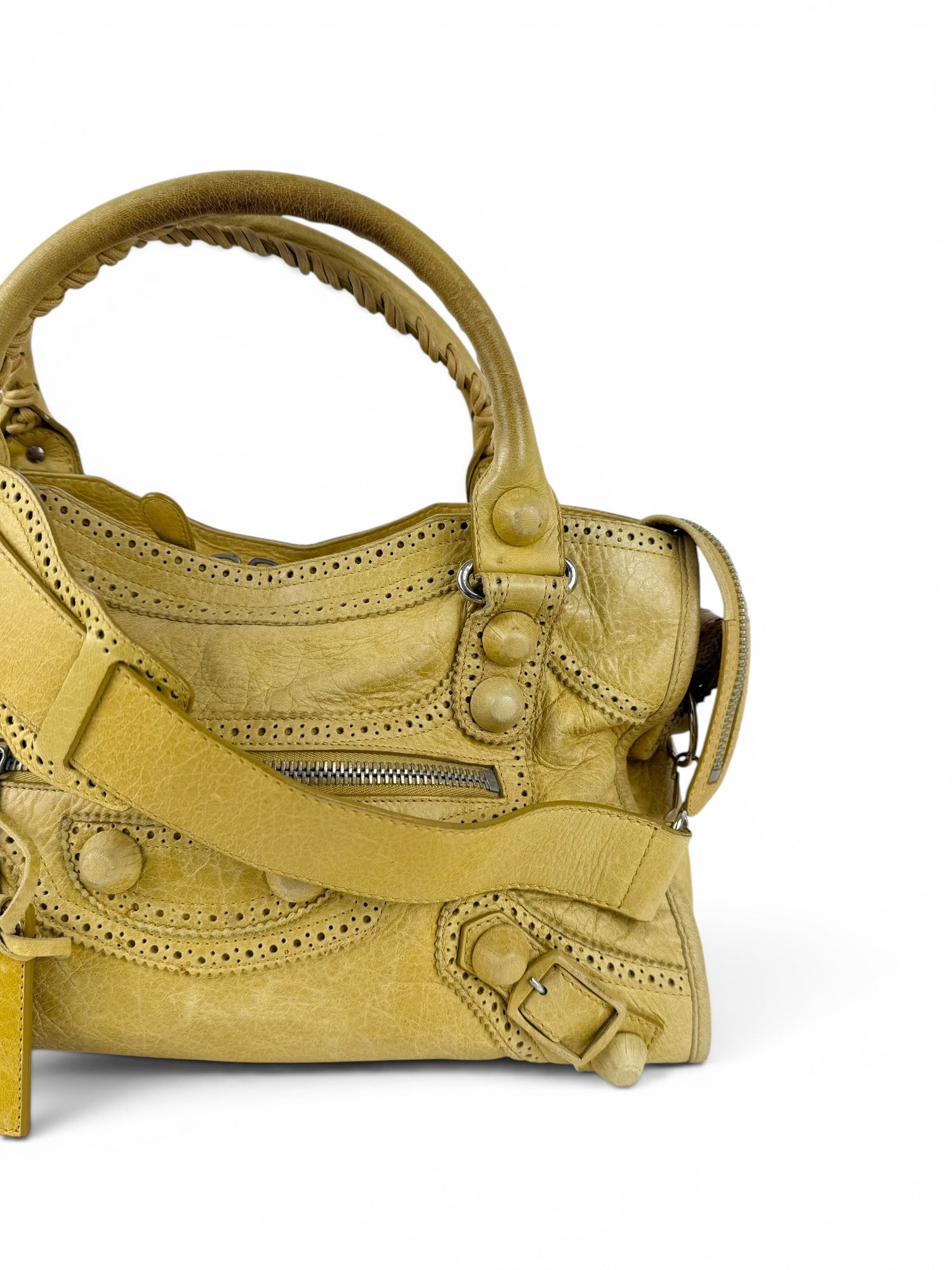 2010 Balenciaga Giant City Punching Hole 2Way Handbag