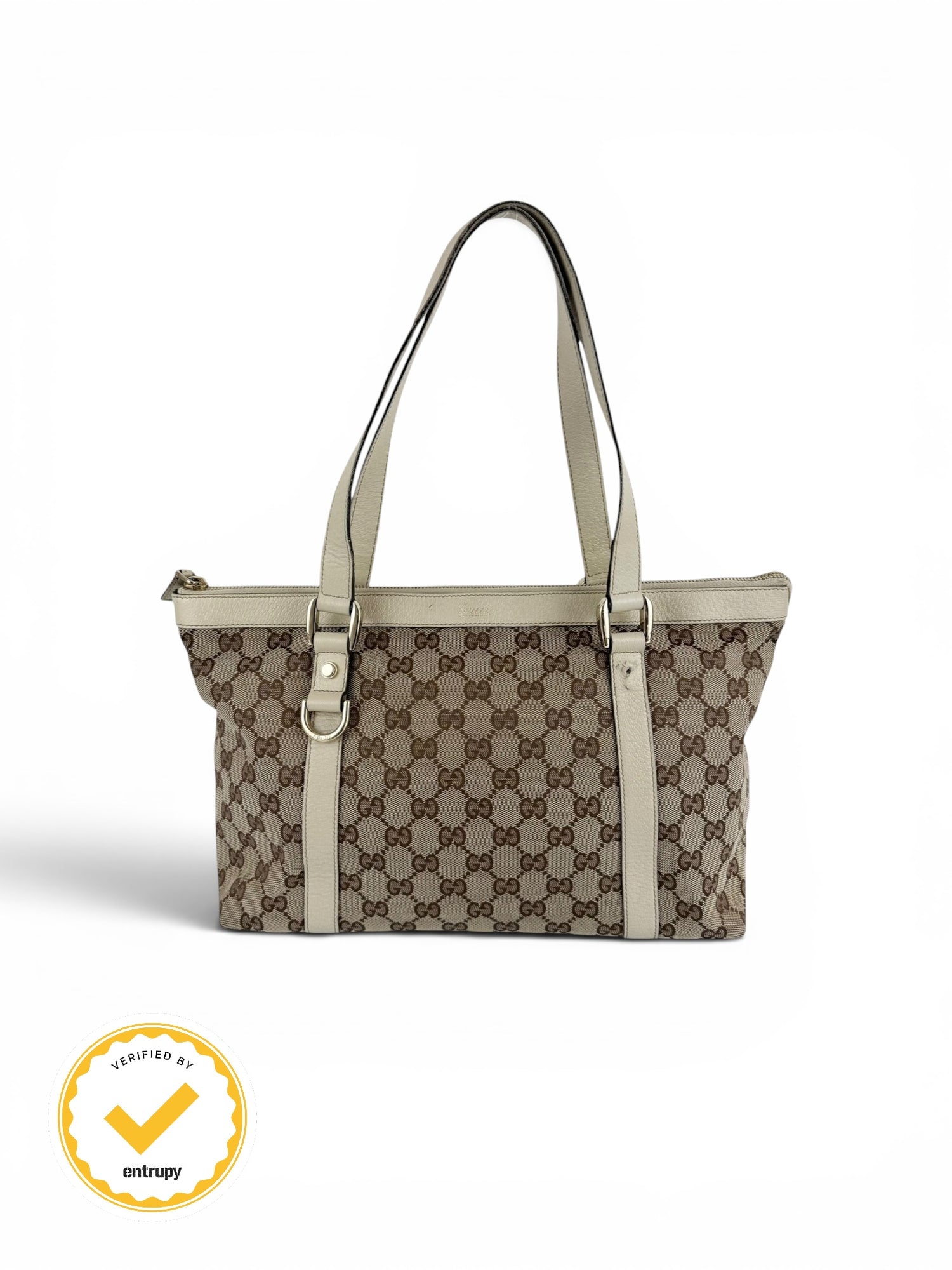 2000s Gucci Monogram GG Abbey Handbag