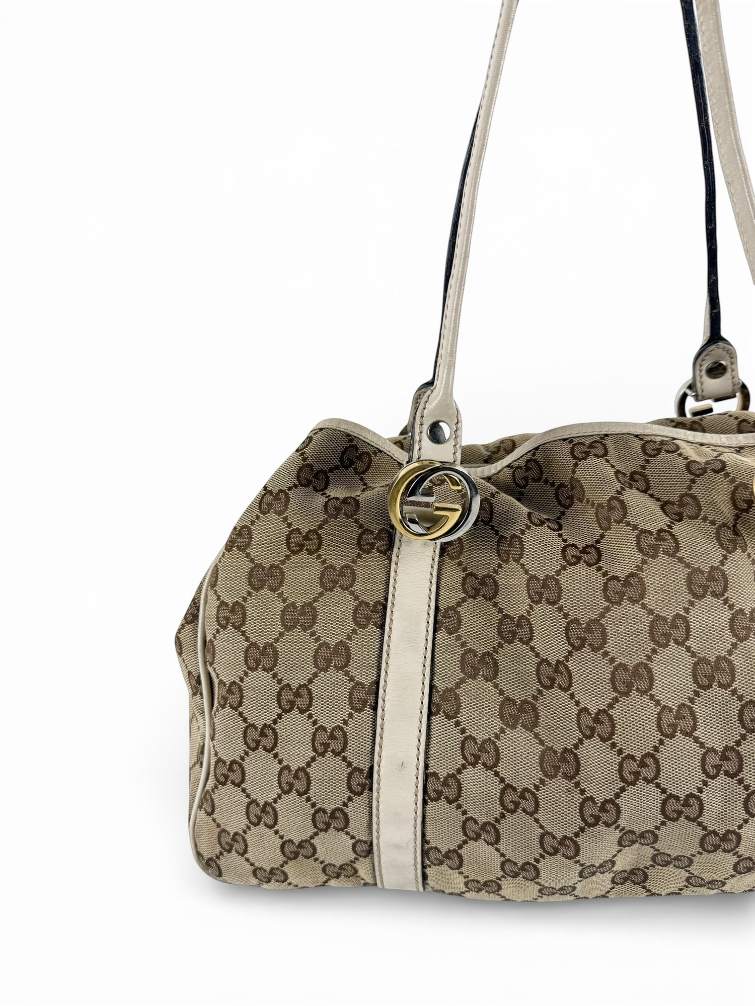 Vintage 90s Gucci Monogram Tote Bag