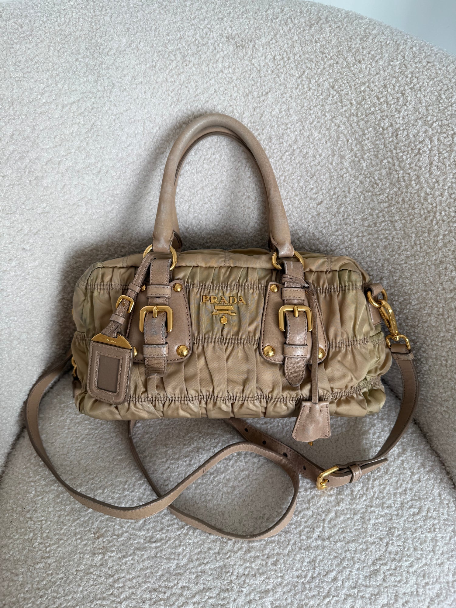 2010s Prada Nylon Tessuto 2Way Handbag