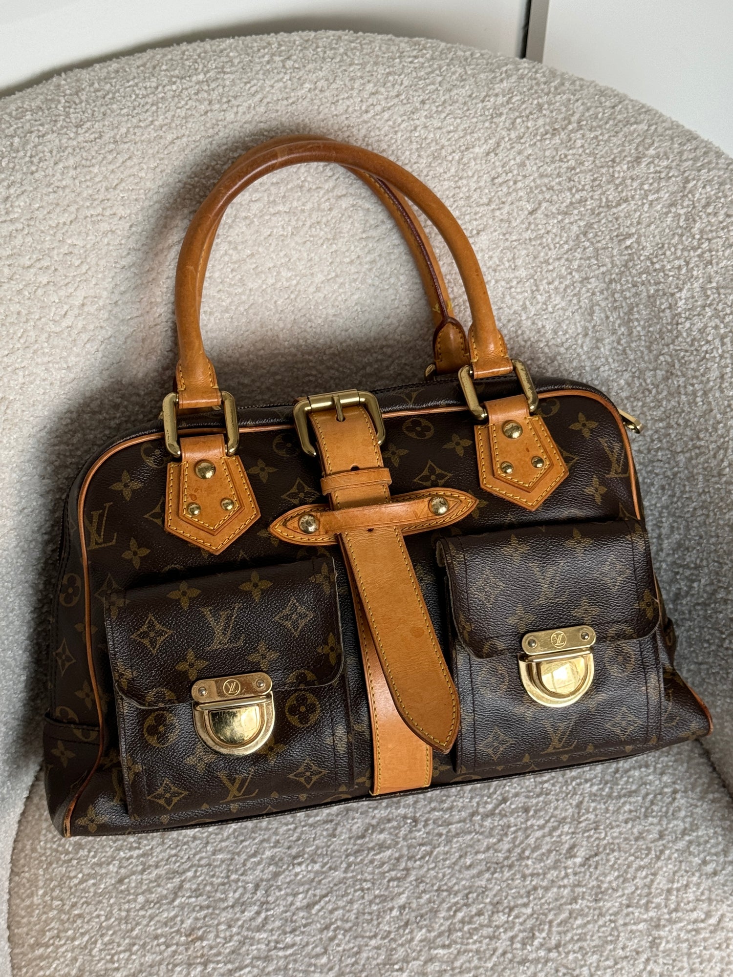 Vintage Louis Vuitton Manhattan GM Large Handbag 2000s