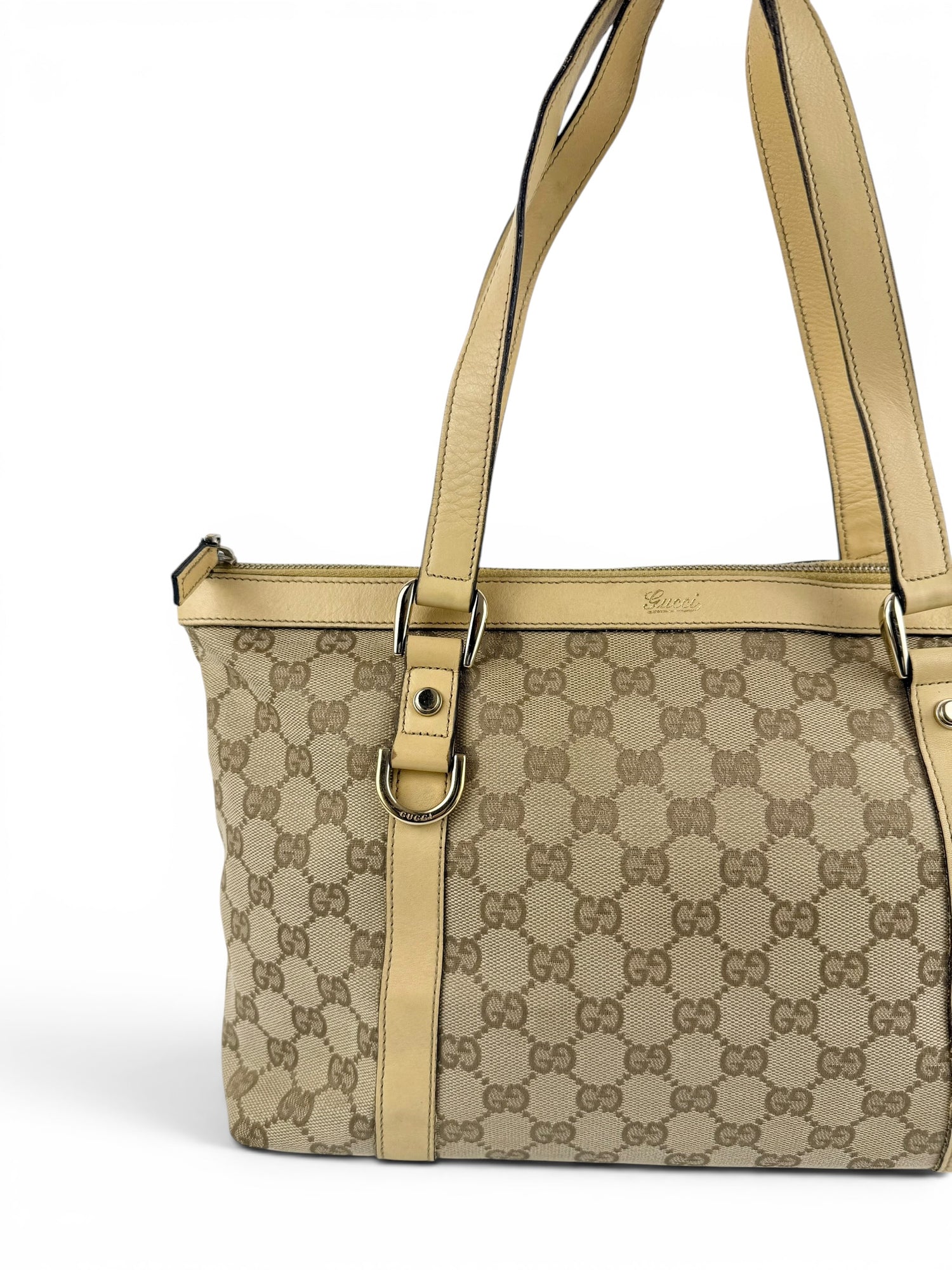 Vintage 90s Gucci GG Monogram Abbey Handbag