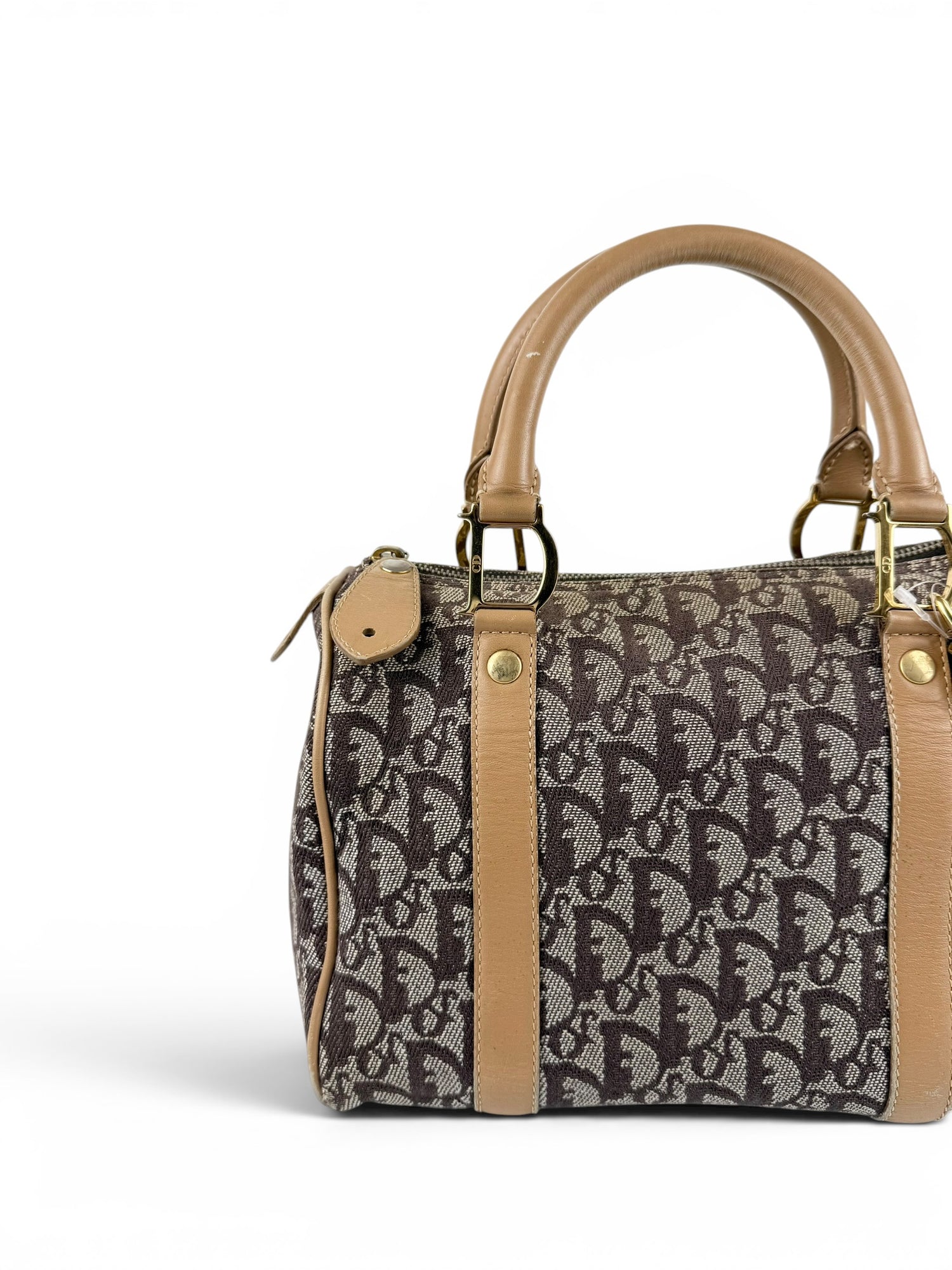 Vintage 2001 Christian Dior Monogram Mini Boston Handbag