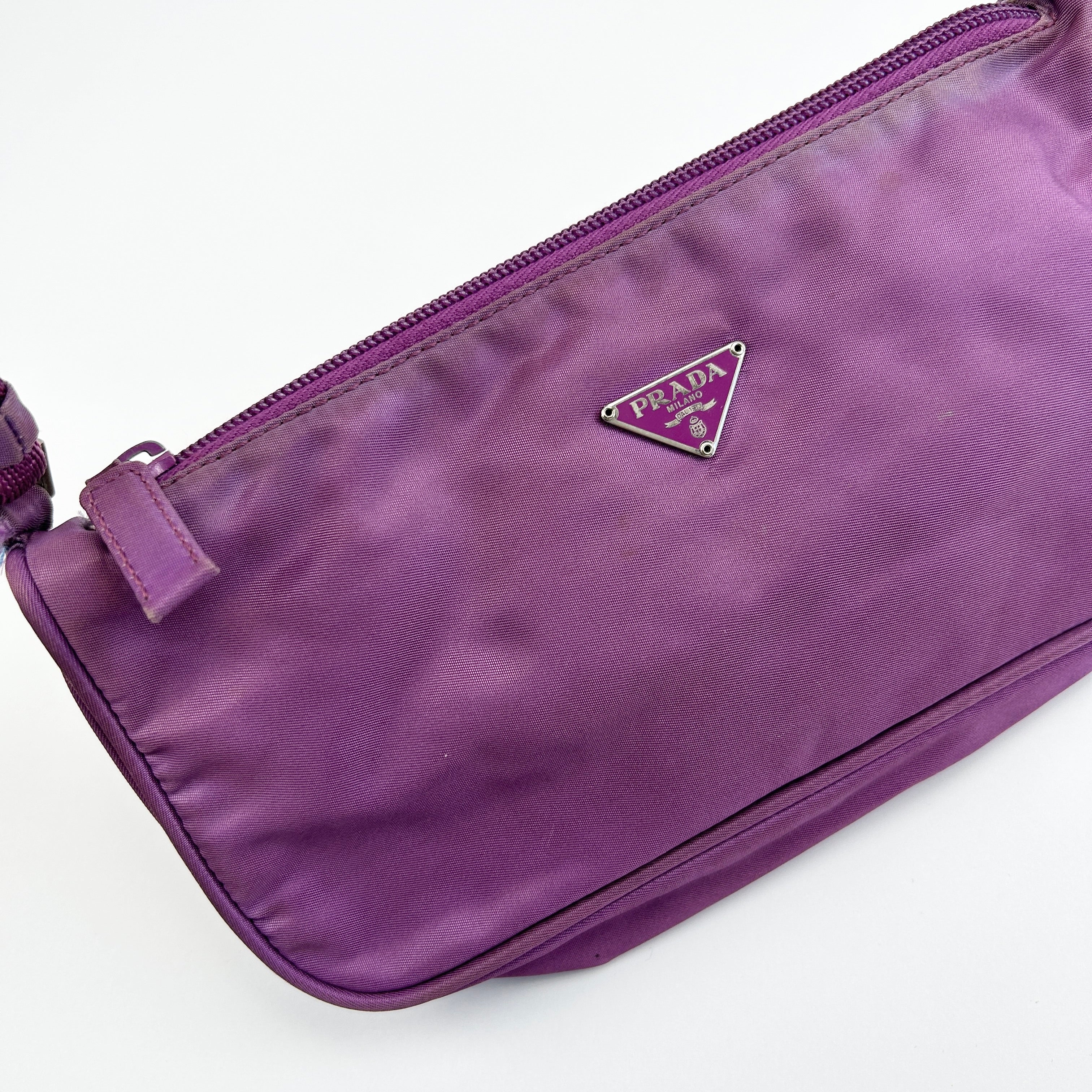 Purple prada bag hotsell