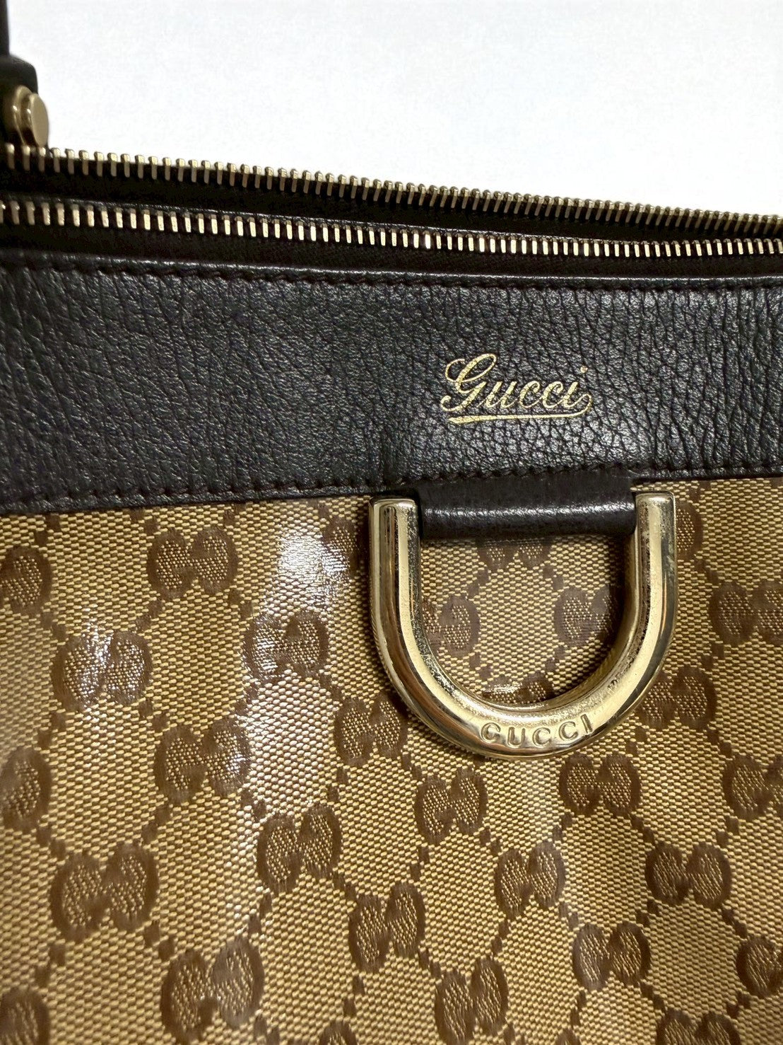 Vintage Gucci GG Monogram PVC Handbag