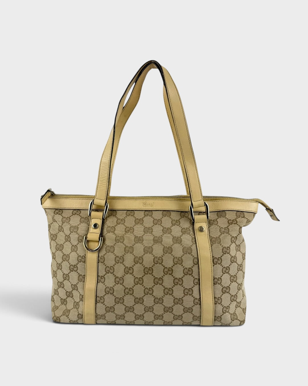 2000s Gucci GG Monogram Abbey Handbag