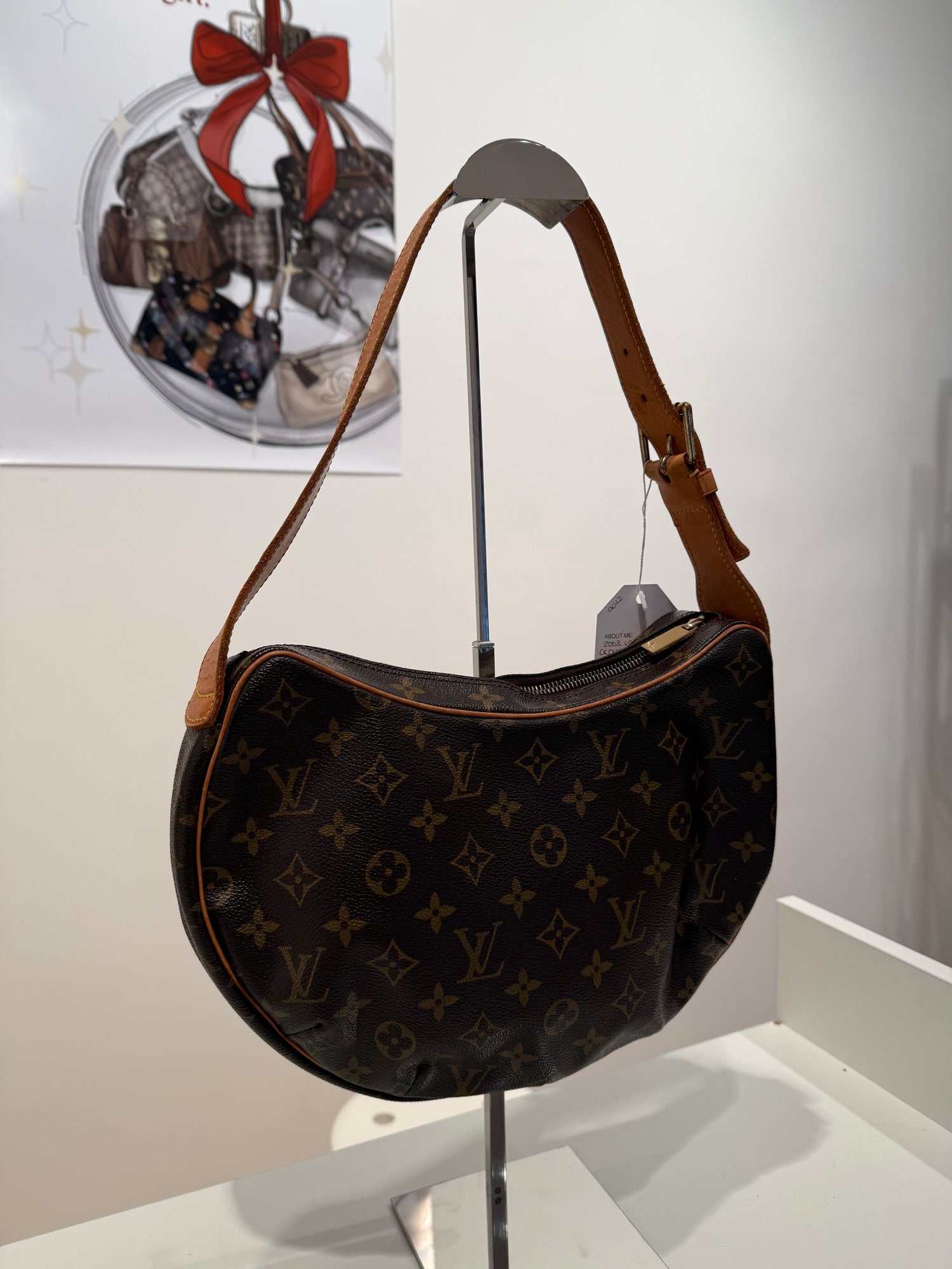 Vintage 2003 Louis Vuitton Croissant MM Shoulder Bag