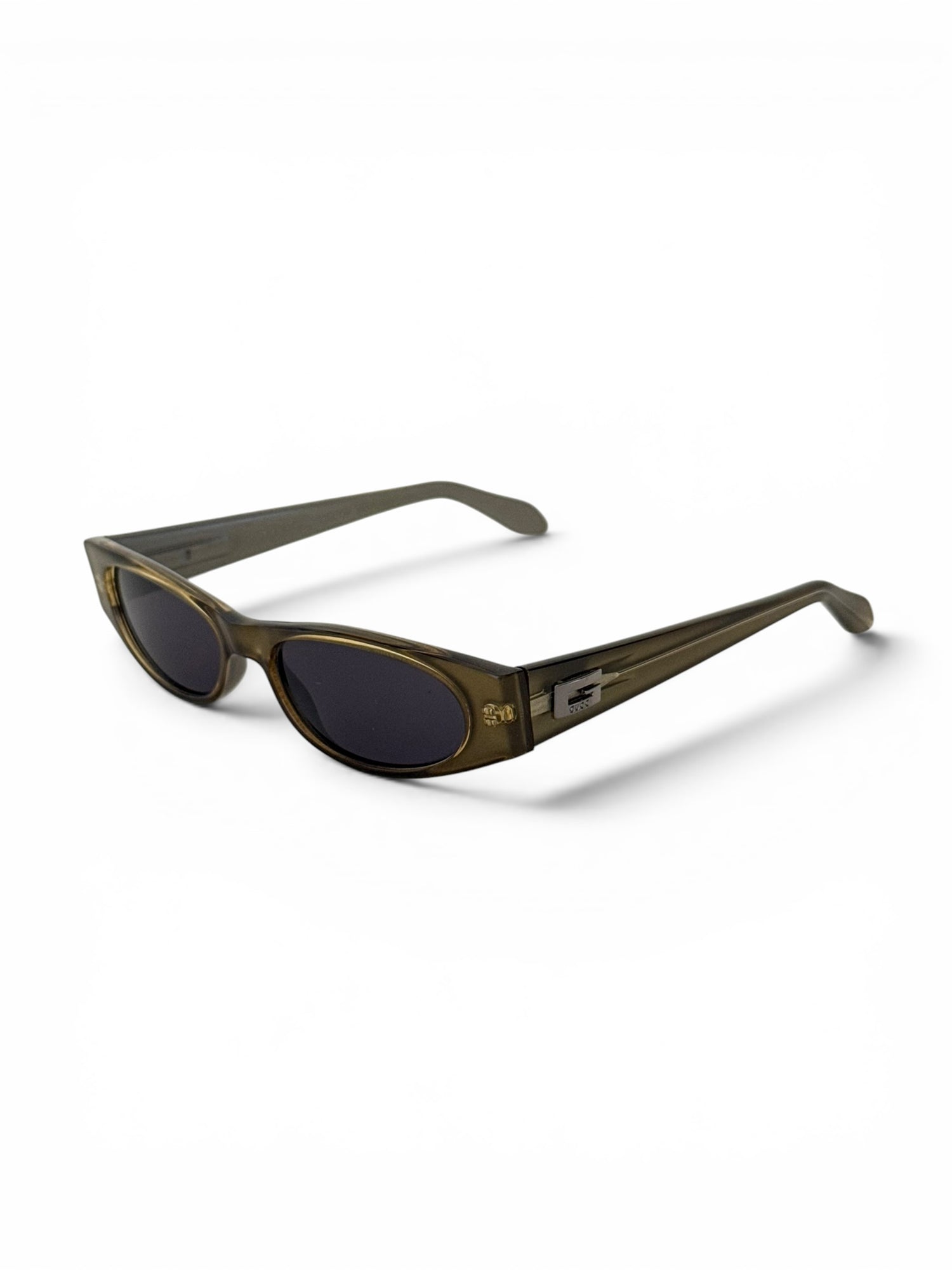 2000s Gucci Green Framed Sunglasses