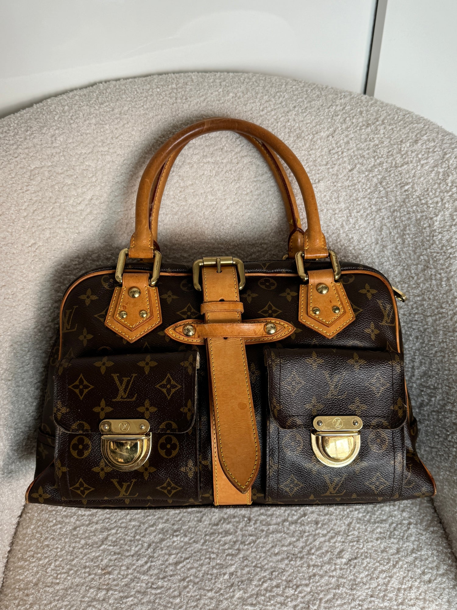 Vintage Louis Vuitton Manhattan GM Large Handbag 2000s