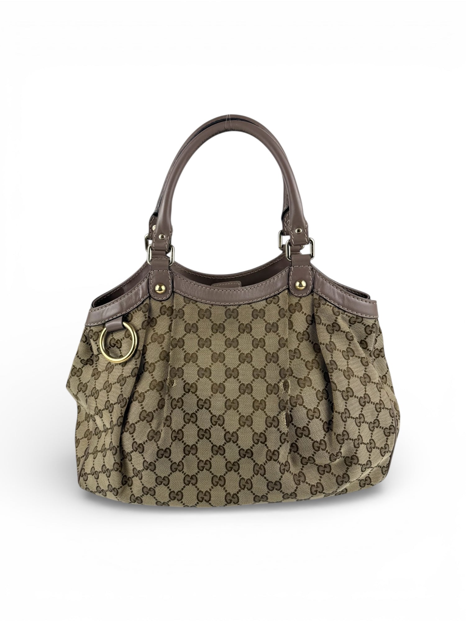 Vintage 90s Gucci Monogram Sukie Handbag