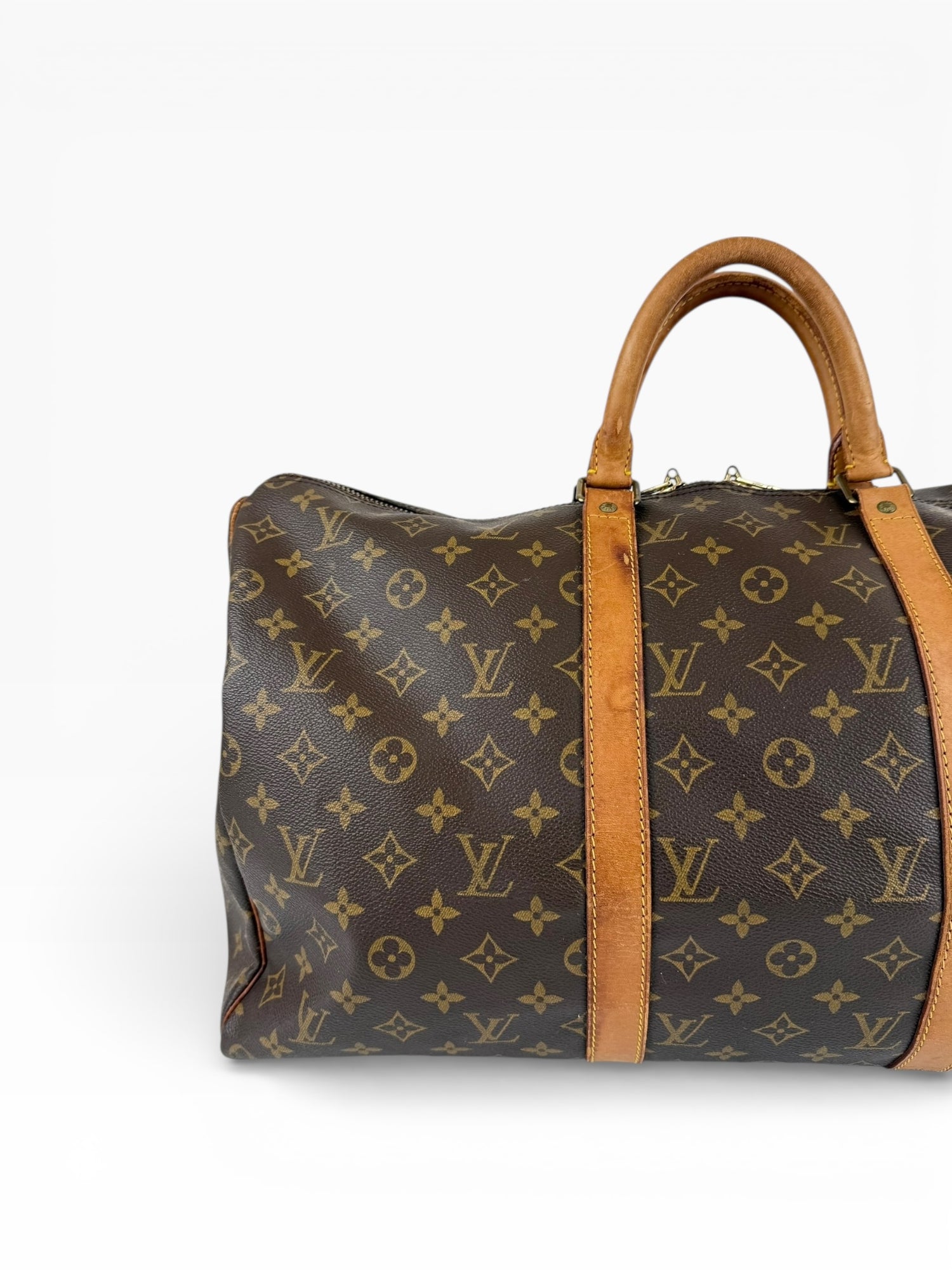 Vintage 1980s Louis Vuitton Keepall 50 Duffle Bag