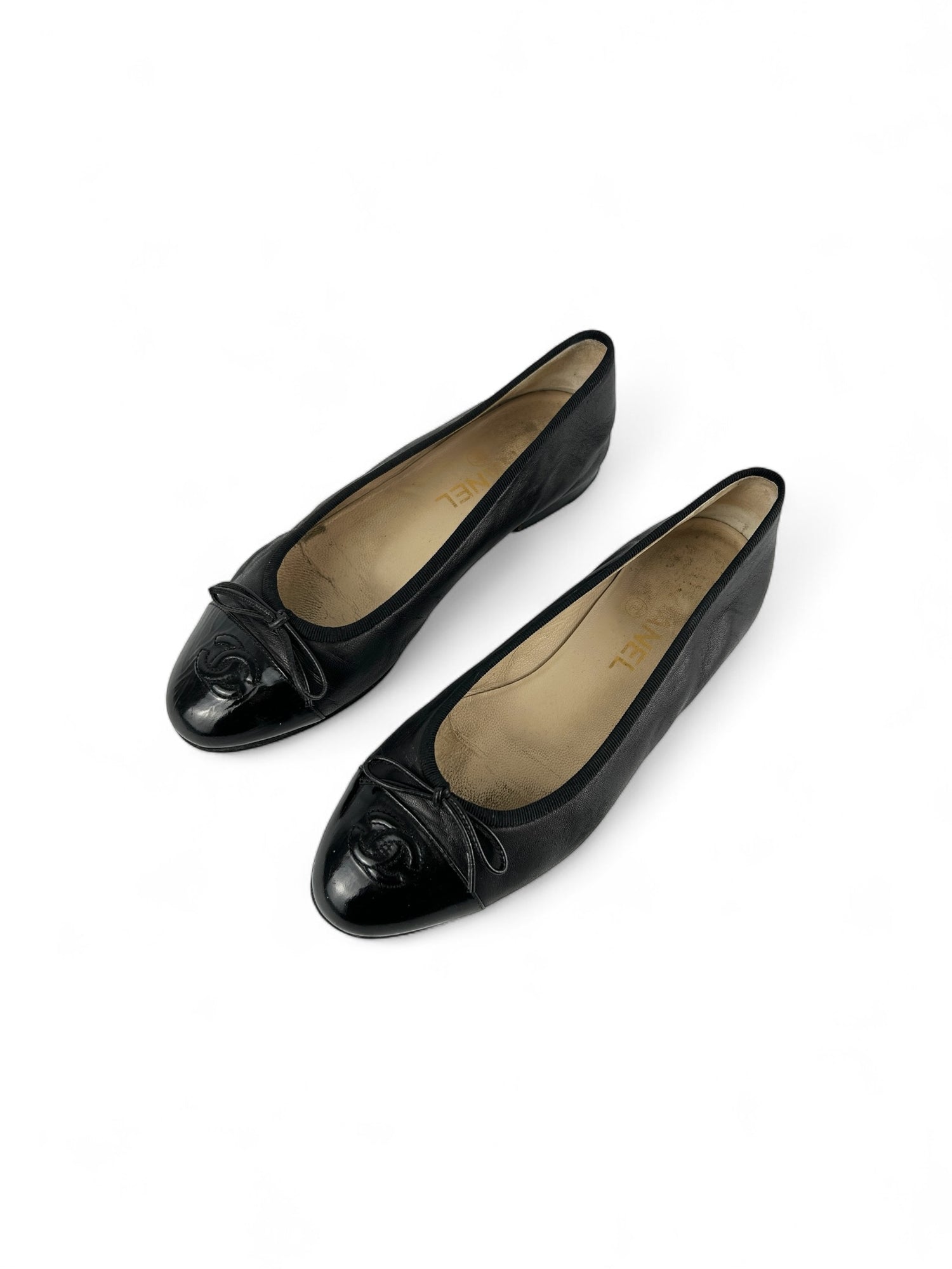 Vintage Chanel CC Ballet Pumps (EU36)