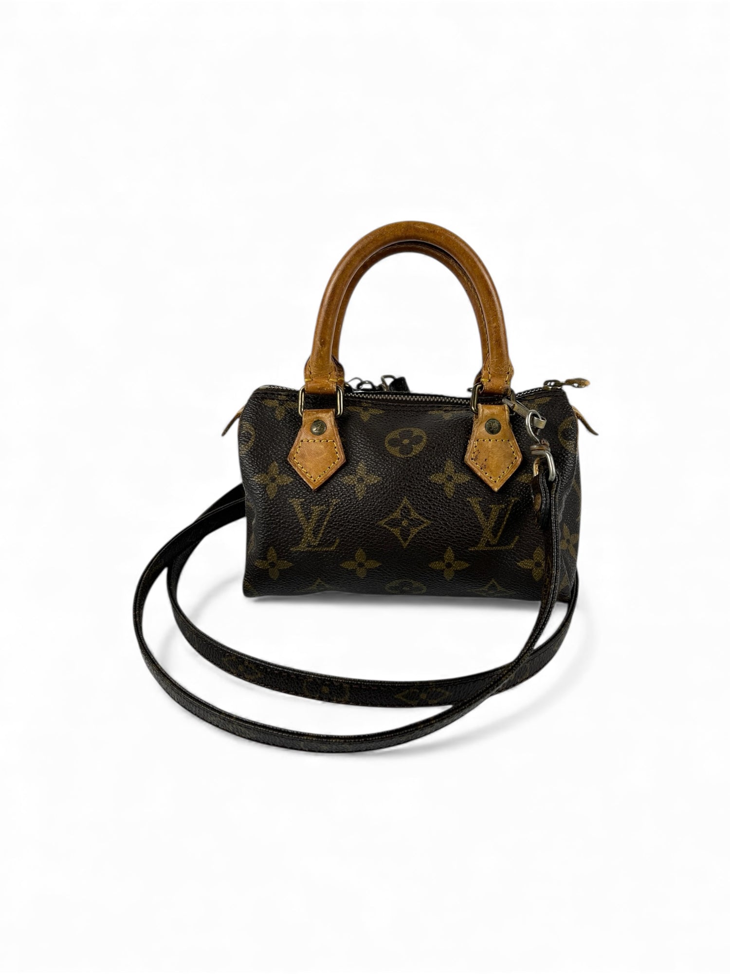 Vintage 1992 Louis Vuitton Nano Speedy (with extension strap)