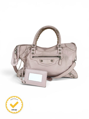 S/S 2014 Balenciaga Baby Pink City 2Way Handbag