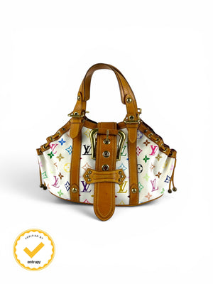 Vintage 2004 Louis Vuitton Takashi Murakami Theda PM Handbag