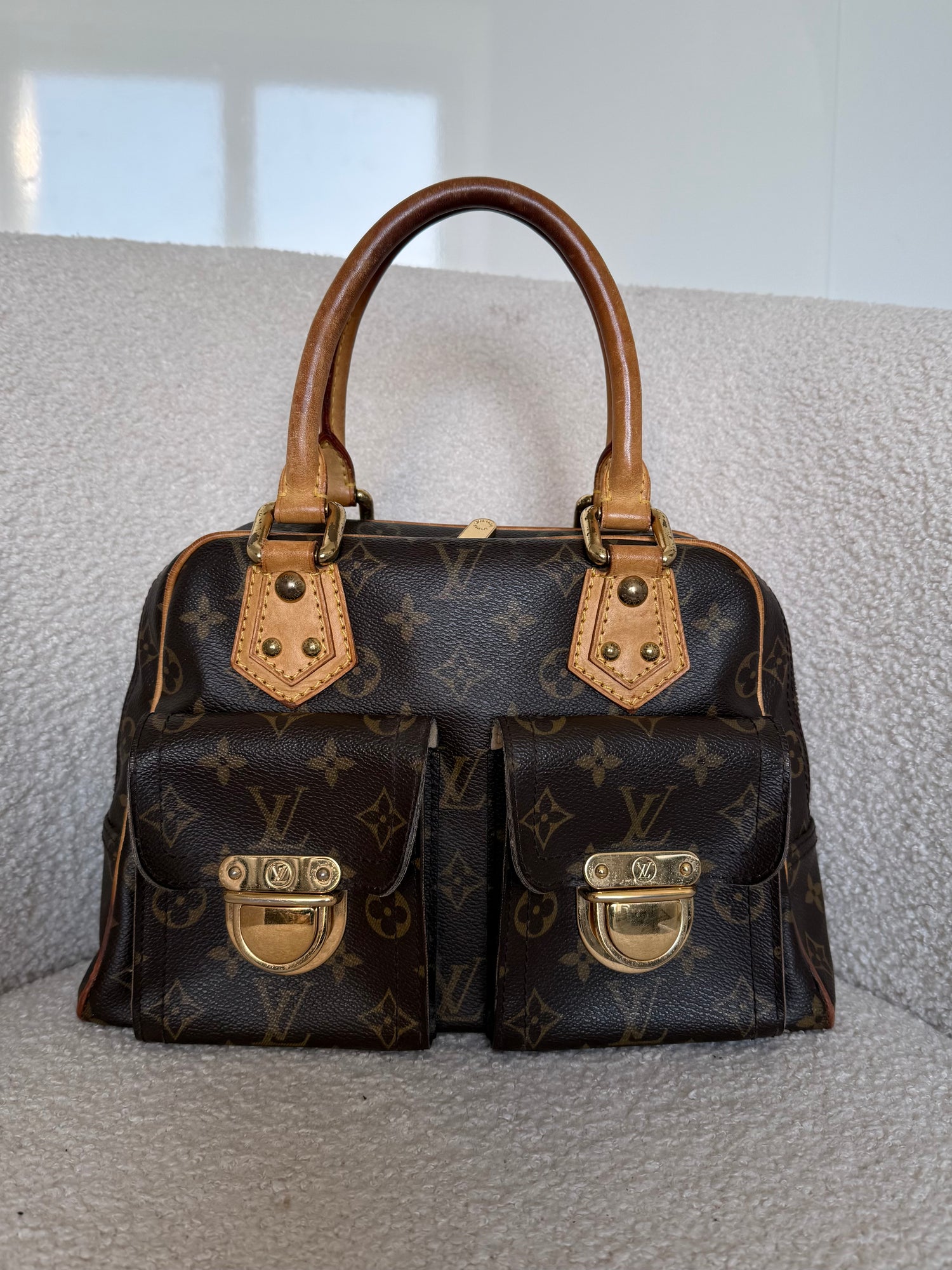 Vintage 2005 Louis Vuitton Manhattan PM Handbag