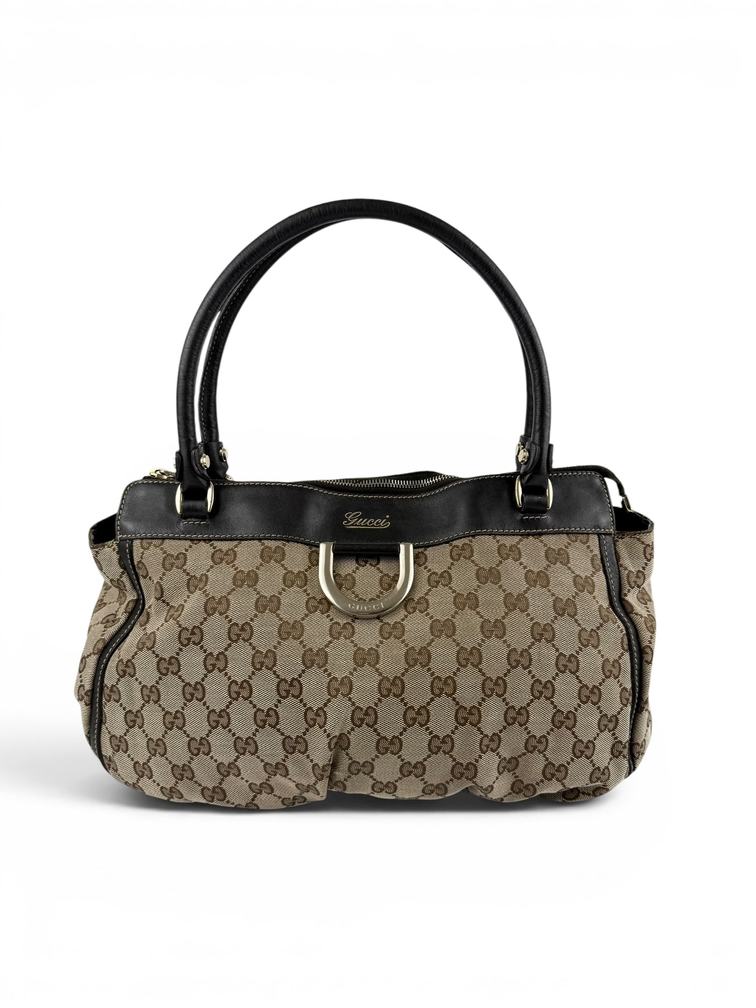 Vintage 90s Gucci Monogram GG Handbag