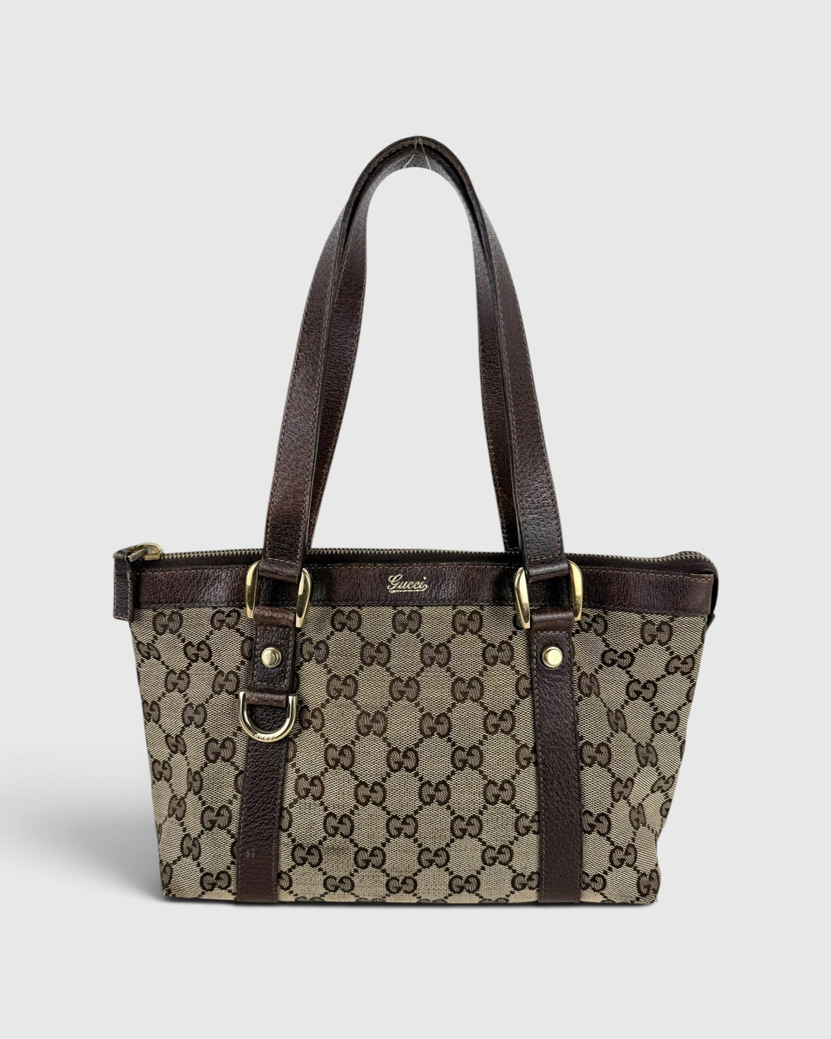 90s Gucci Monogram Mini Abbey Handbag