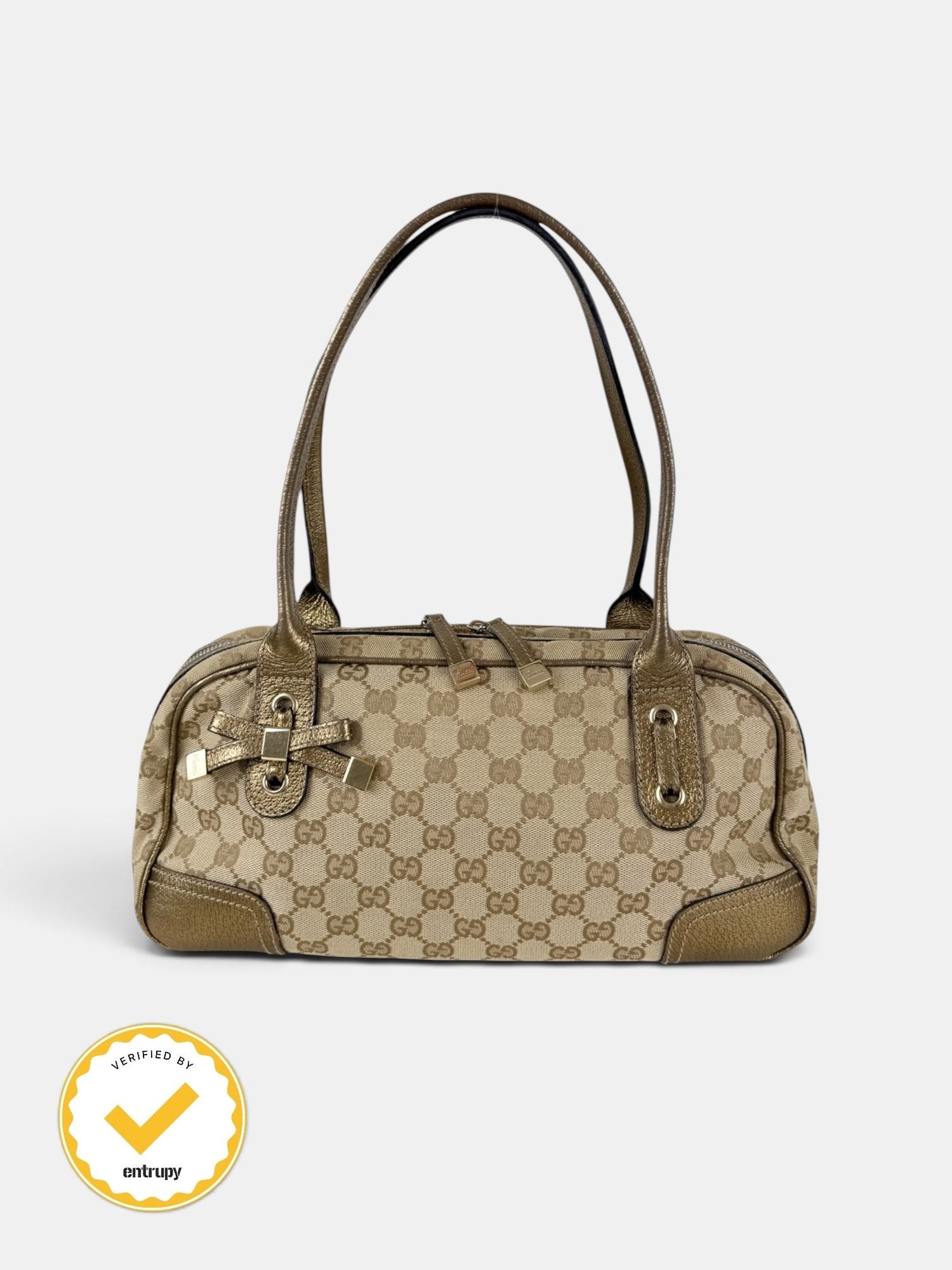 2000s Gucci GG Monogram Princy Handbag