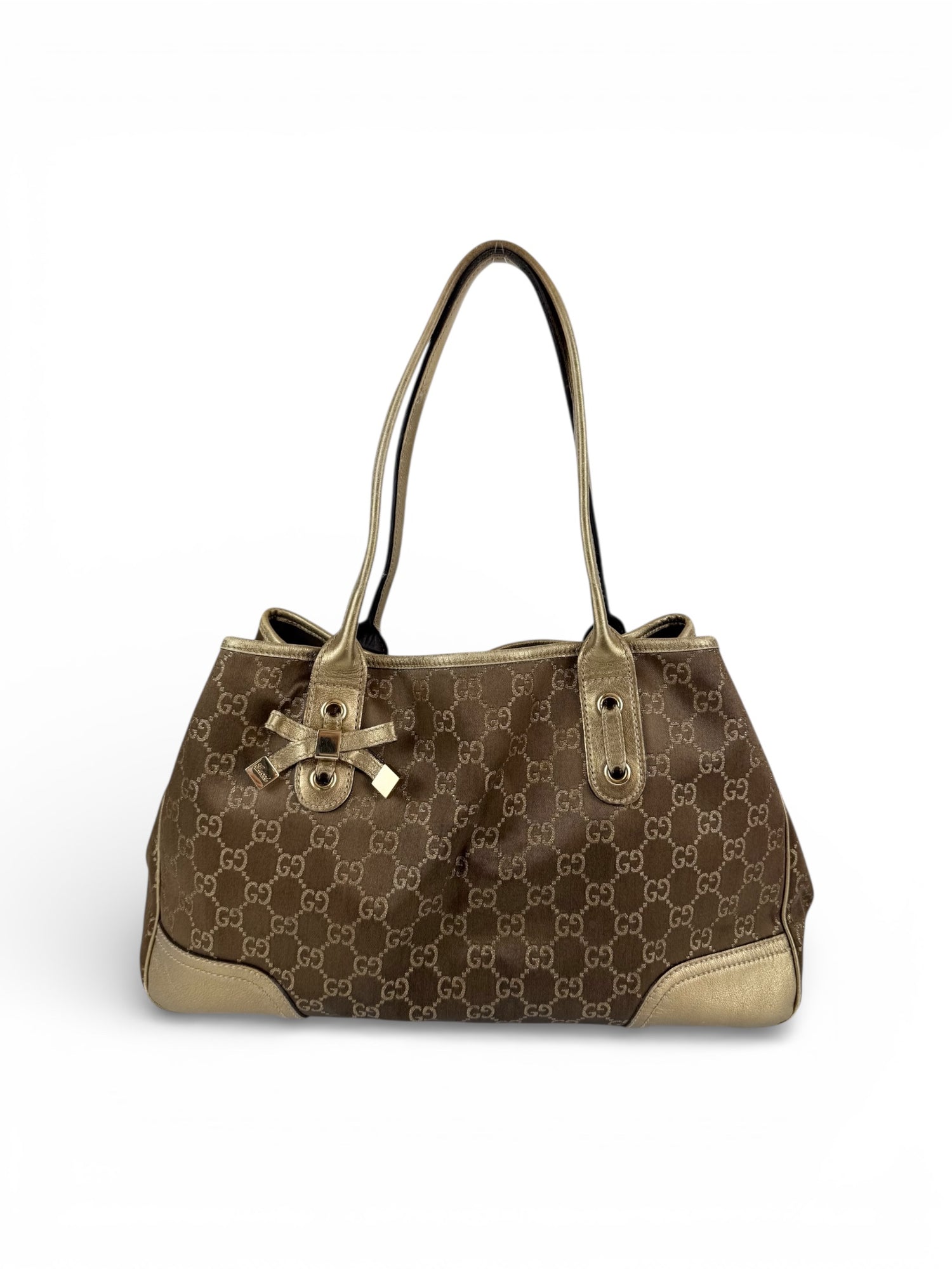 Vintage 90s Gucci Monogram Princy Tote Bag