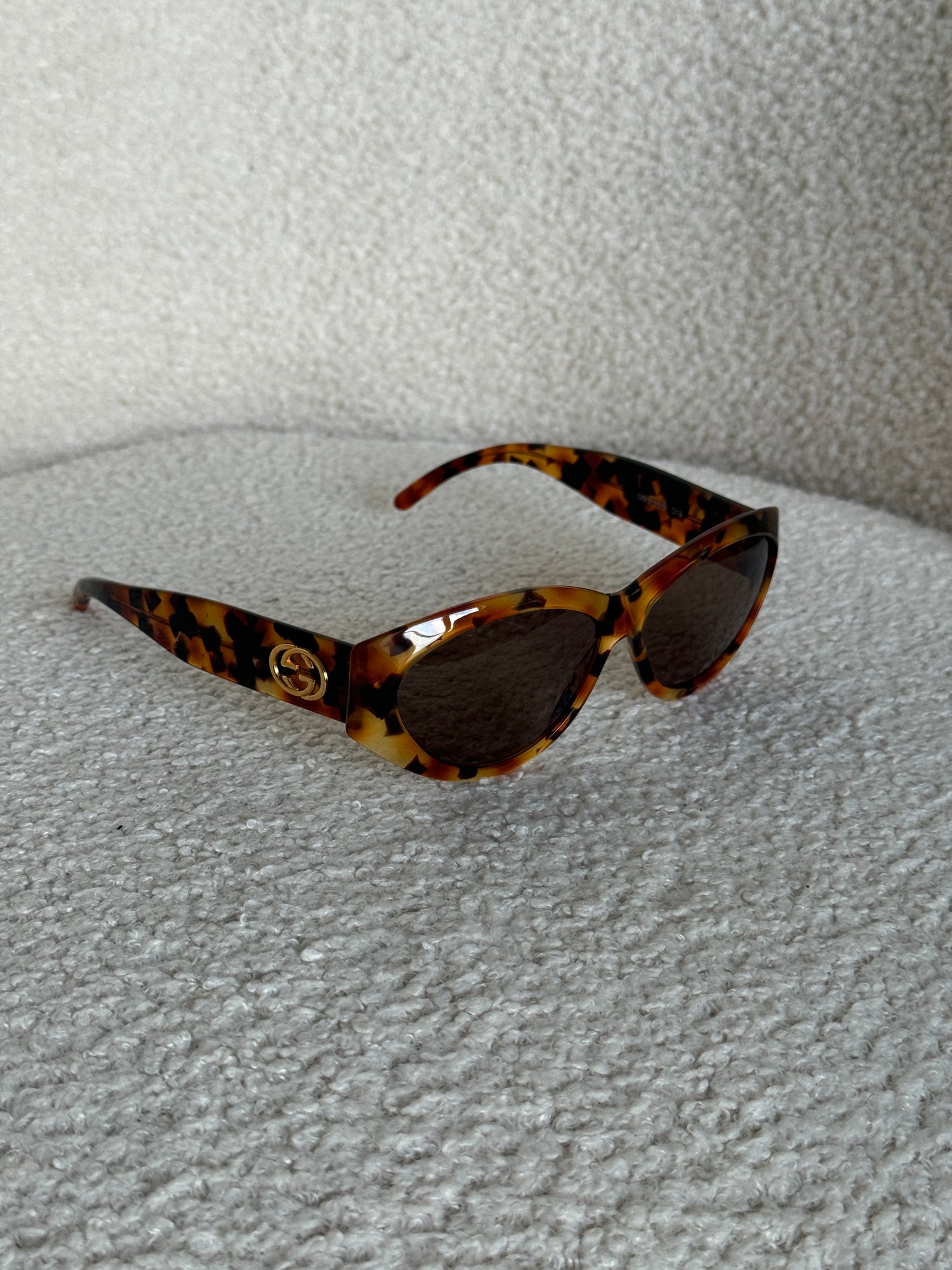 2000s Gucci Tortoise Cateye Sunglasses