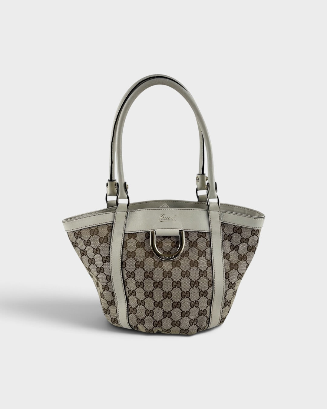 2000s Gucci Monogram GG Mini Bucket Handbag