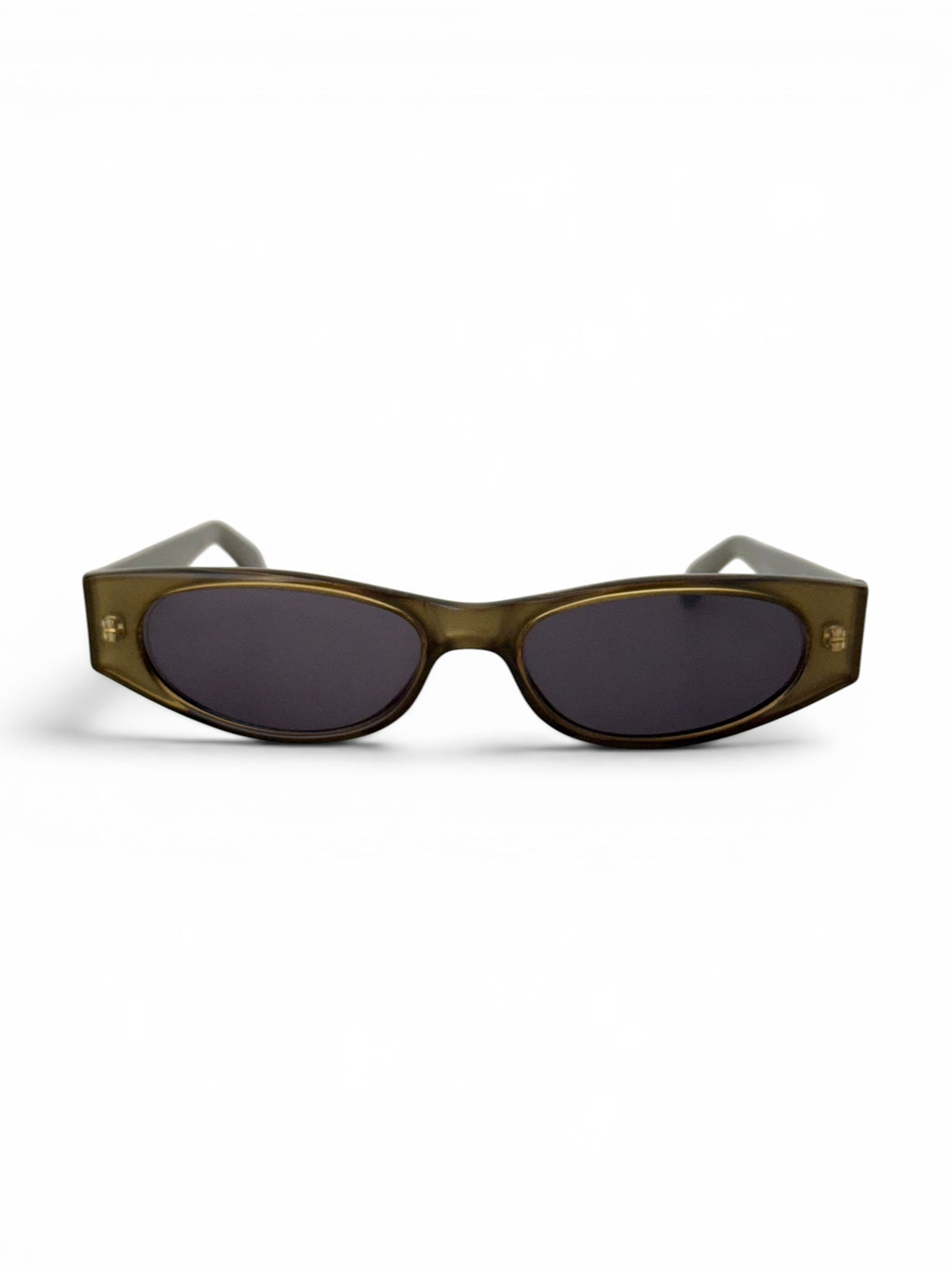 2000s Gucci Green Framed Sunglasses