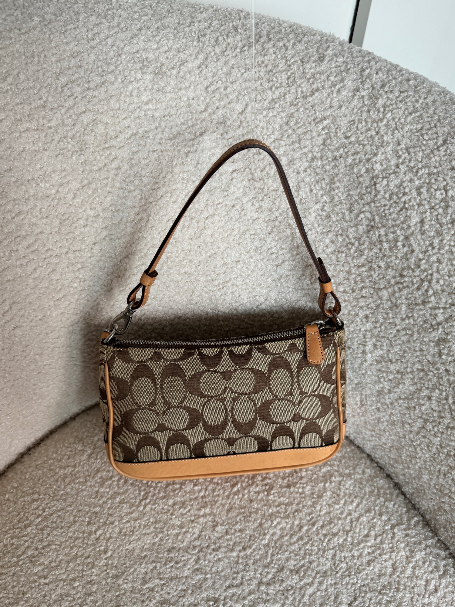 Y2K Vintage Coach Monogram Shoulder Bag