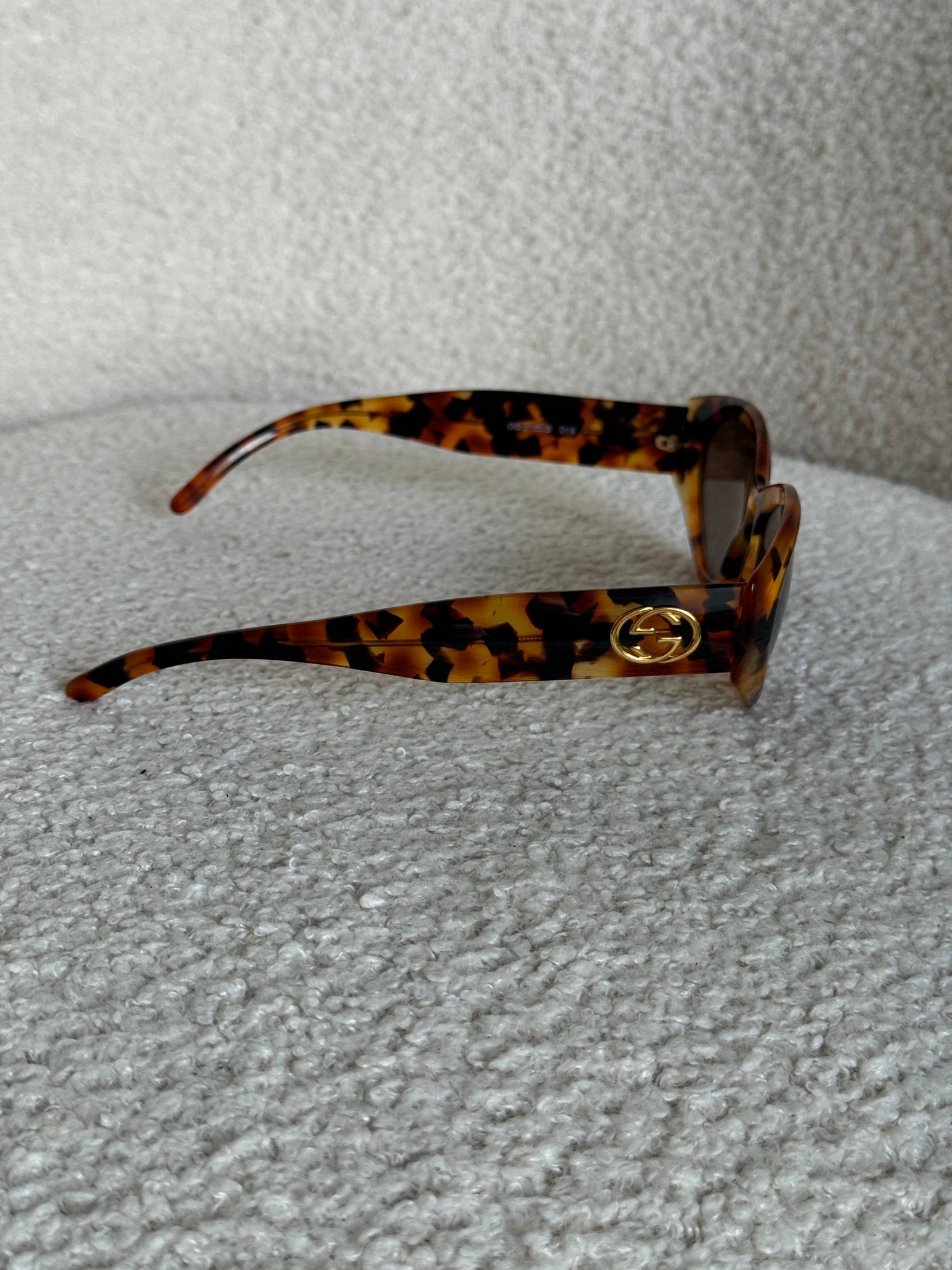 2000s Gucci Tortoise Cateye Sunglasses