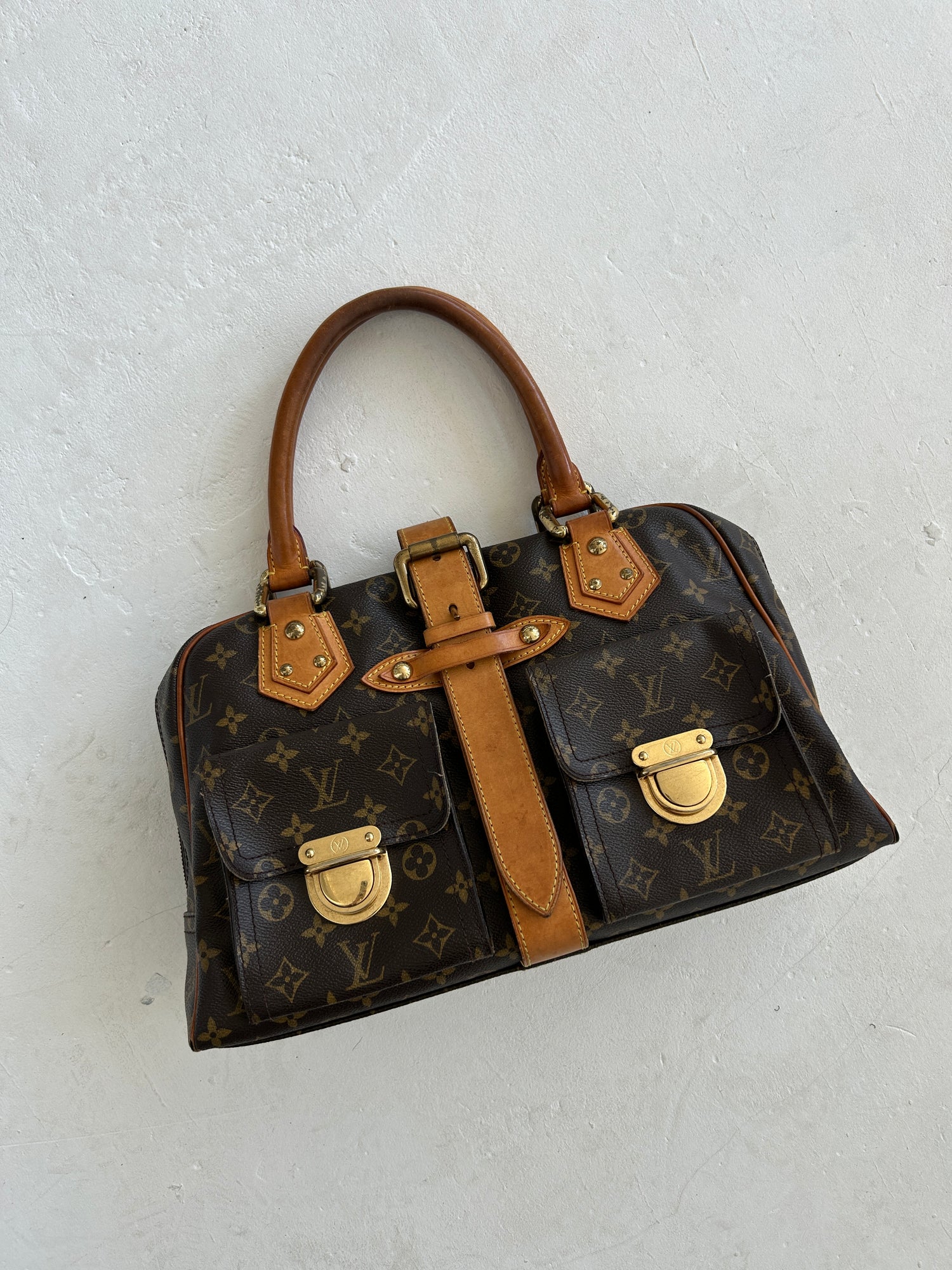 Vintage Louis Vuitton Manhattan GM Handbag (2005)
