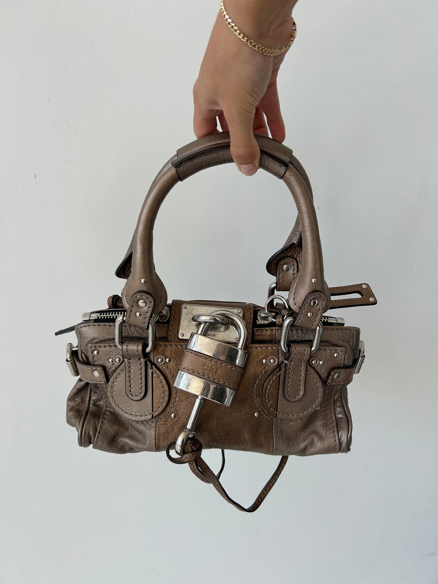 Chloe Paddington Bronze Mini Handbag (2008)