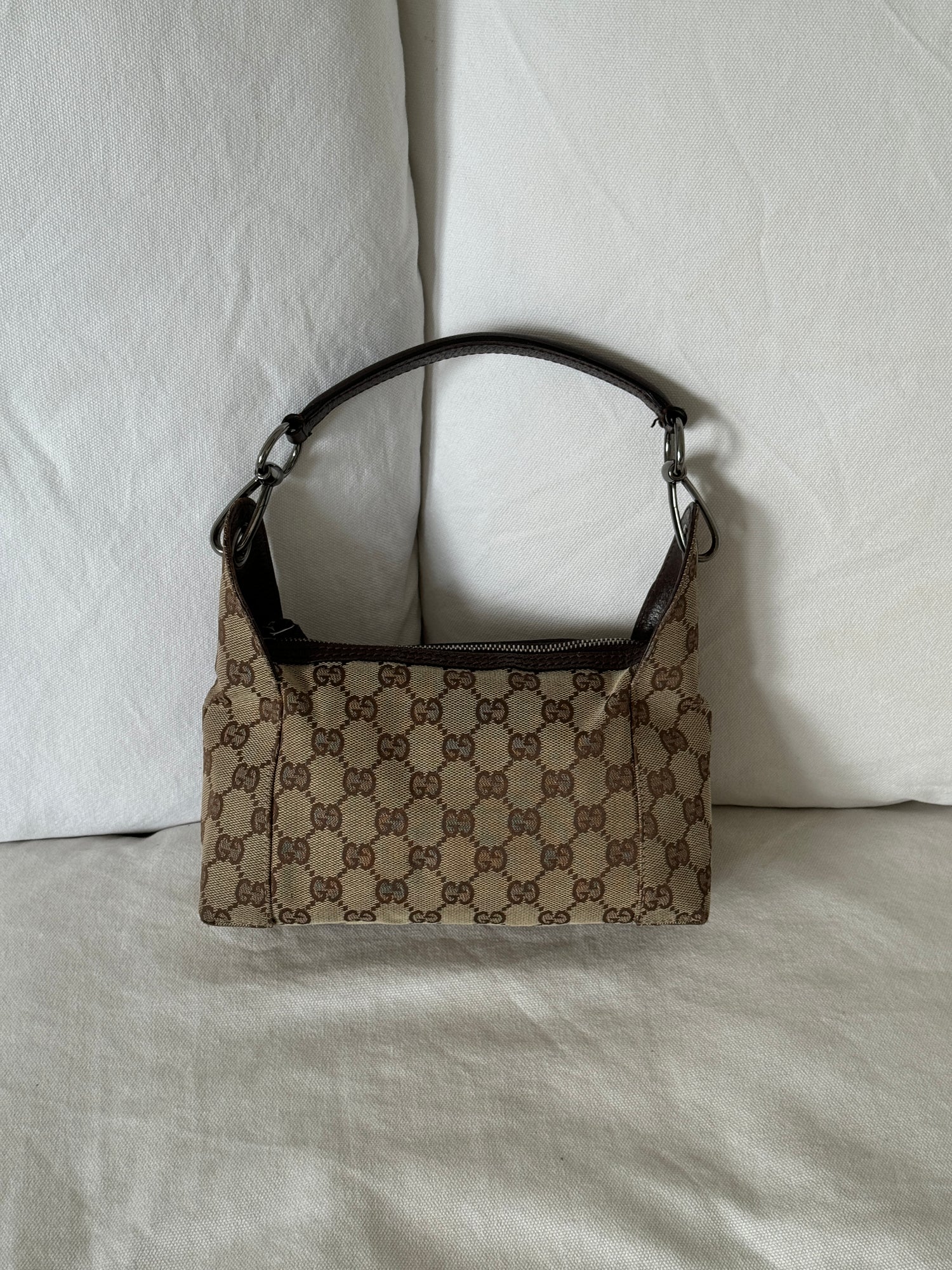 Vintage 90s Gucci Monogram Mini Shoulder Bag