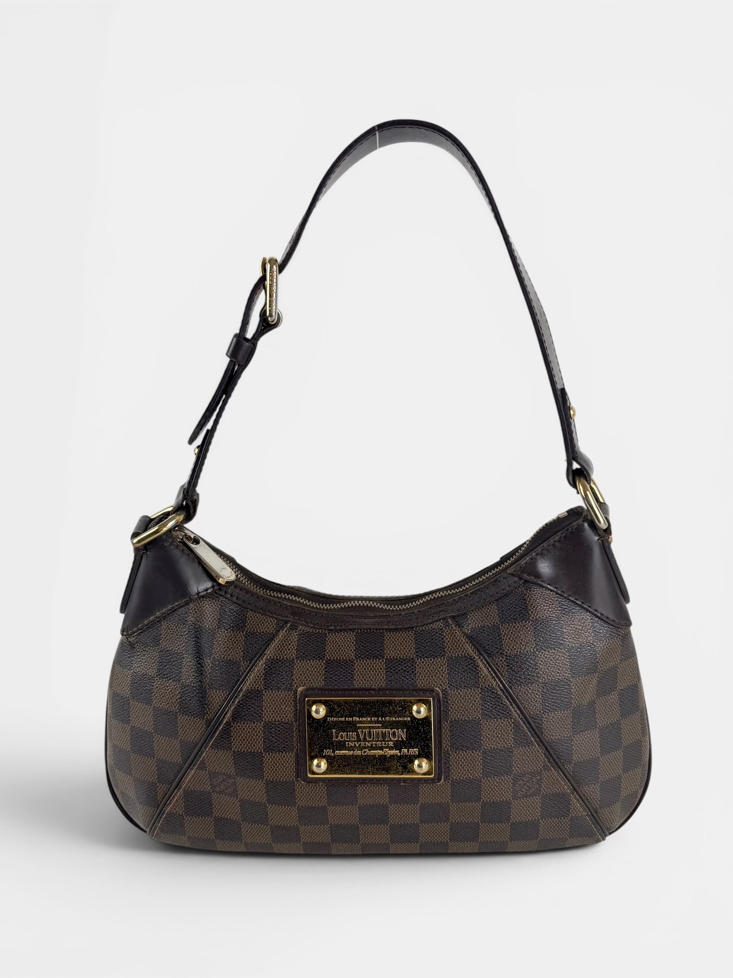 2008 Louis Vuitton Damier Ebene Thames PM Shoulder Bag