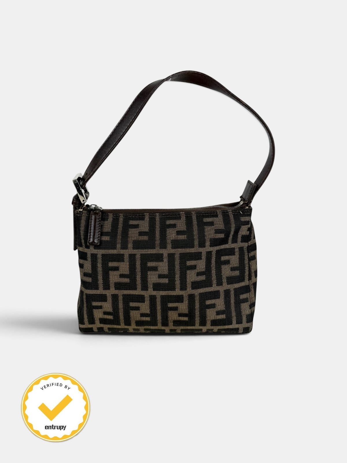 90s Fendi Zucca Mini Shoulder Bag