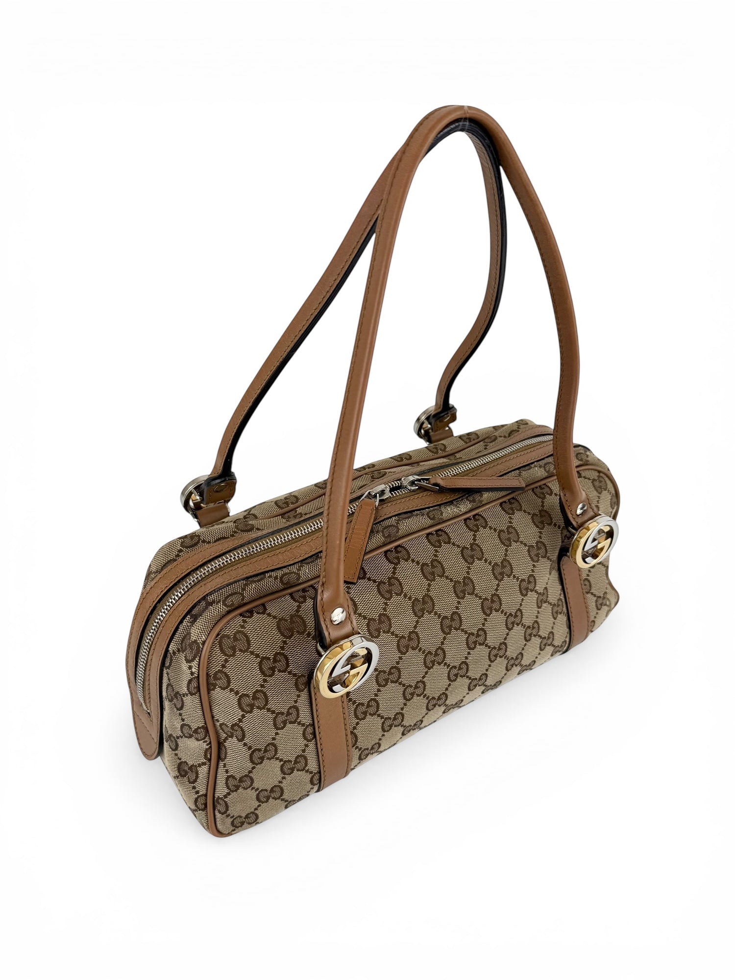 Vintage 90s Gucci Monogram GG Princy Handbag