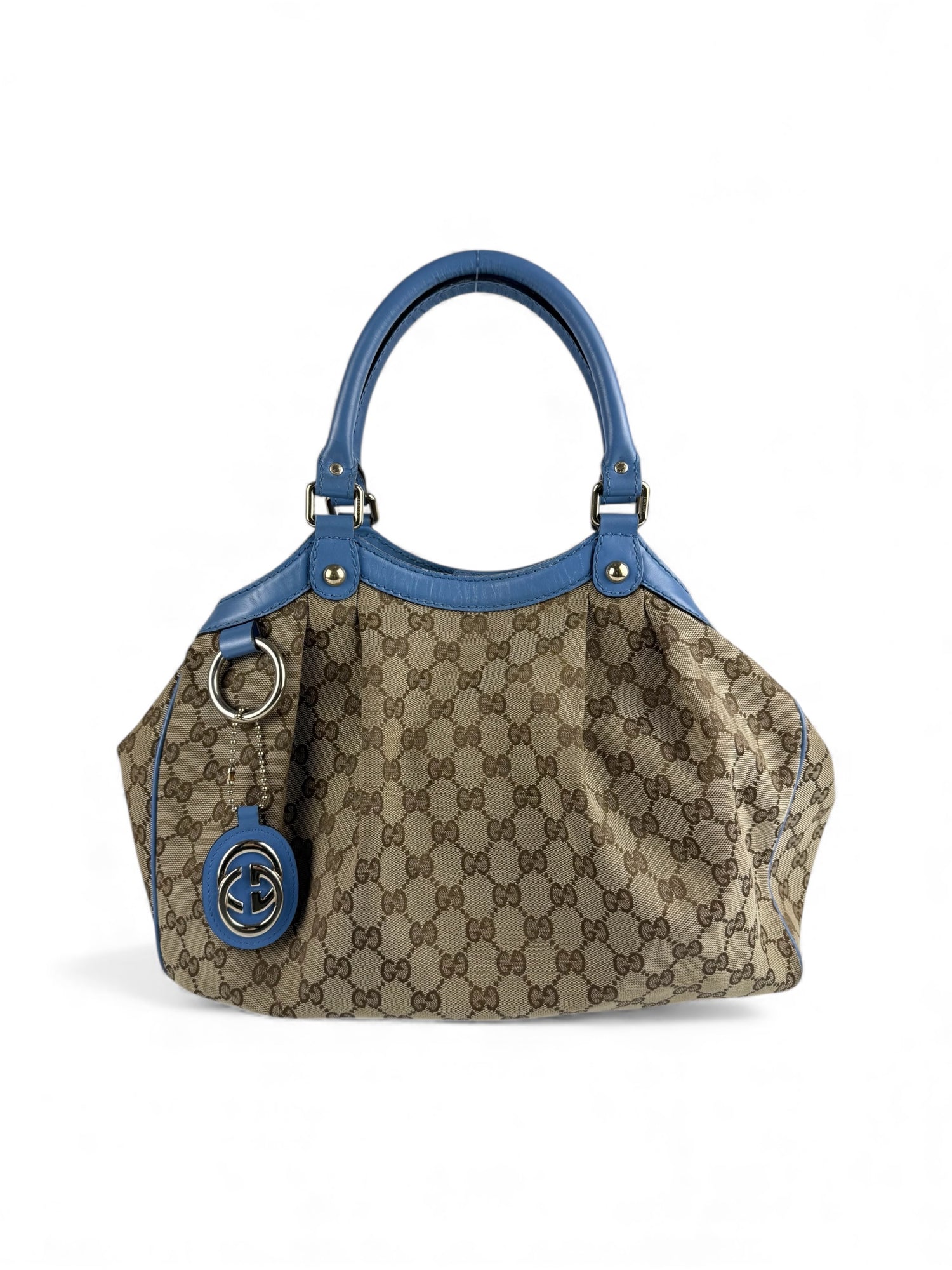 Vintage 90s Gucci Monogram Mini Sukey Handbag